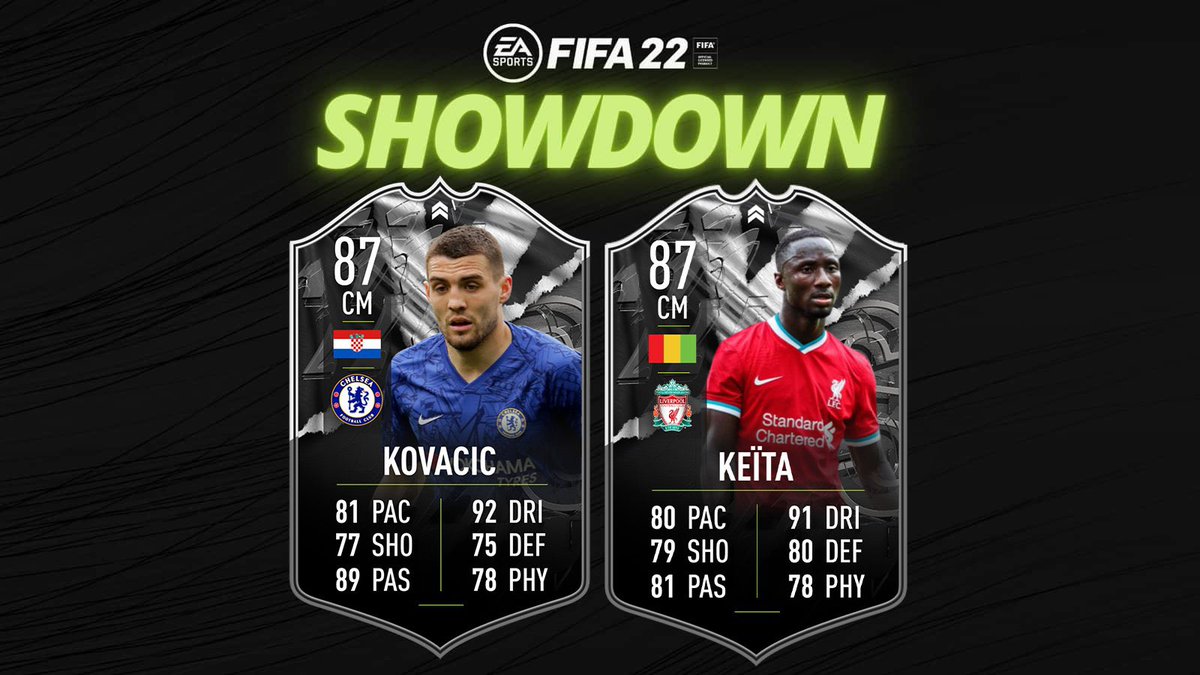 Fifa 22 Leaks Twitter Fut Sheriff on X: "🔥🔥🔥 LEAK SHOWDOWN 🔥🔥🔥 ✓Kovacic vs Keita coming in the next days Hey @denisfut_trade , i remember the old days yes 😉 *Stats are not confirmed :) Sheriff. #