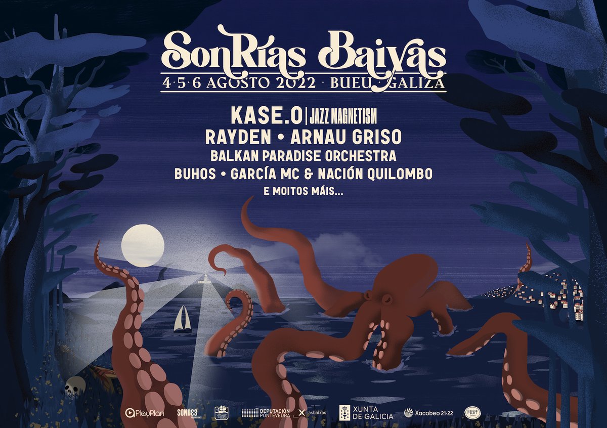 LaGuiaGoPonteve's tweet photo. El festival SonRías Baixas de Bueu adelanta parte de su cartel para su edición de 2022.
https://t.co/5eKOLAKtux
#festival #Musica #Galicia #bueu #pontevedra #sonrias #kaseo #rayden #arnaugriso https://t.co/2b36xGQIrr
