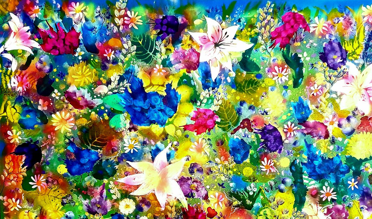 ShirynW's tweet photo. Another commission completed and delivered! This was for a 40th birthday surprise 🎉🎉Fortunately she loved it 😍😍Hope you like it too and it brightens your day 😊 

https://t.co/kbYDWMdxVj
#originalart #imagination #imaginarylandscape #magical #brightensmyday https://t.co/QCsTnq3L8S