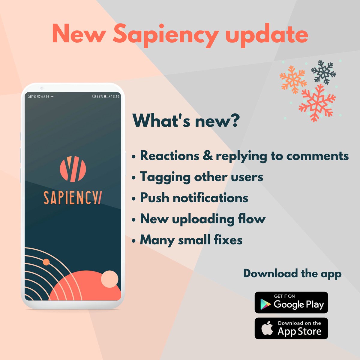 Sapiency_io's tweet photo. Sapiency's second December update is now available! 🤩
Check out the details by reading the article:
https://t.co/yDBz1vmyUw
#Sapiency #SapiencyApp #TokenizeYourself https://t.co/ThGnC1VtA2