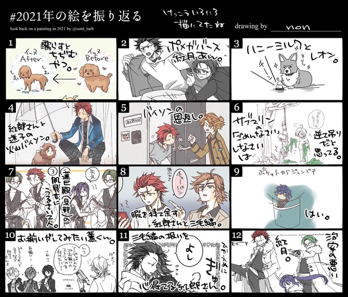 一枚絵よりネタばっか描いてたね…
#2021年の絵を振り返る 