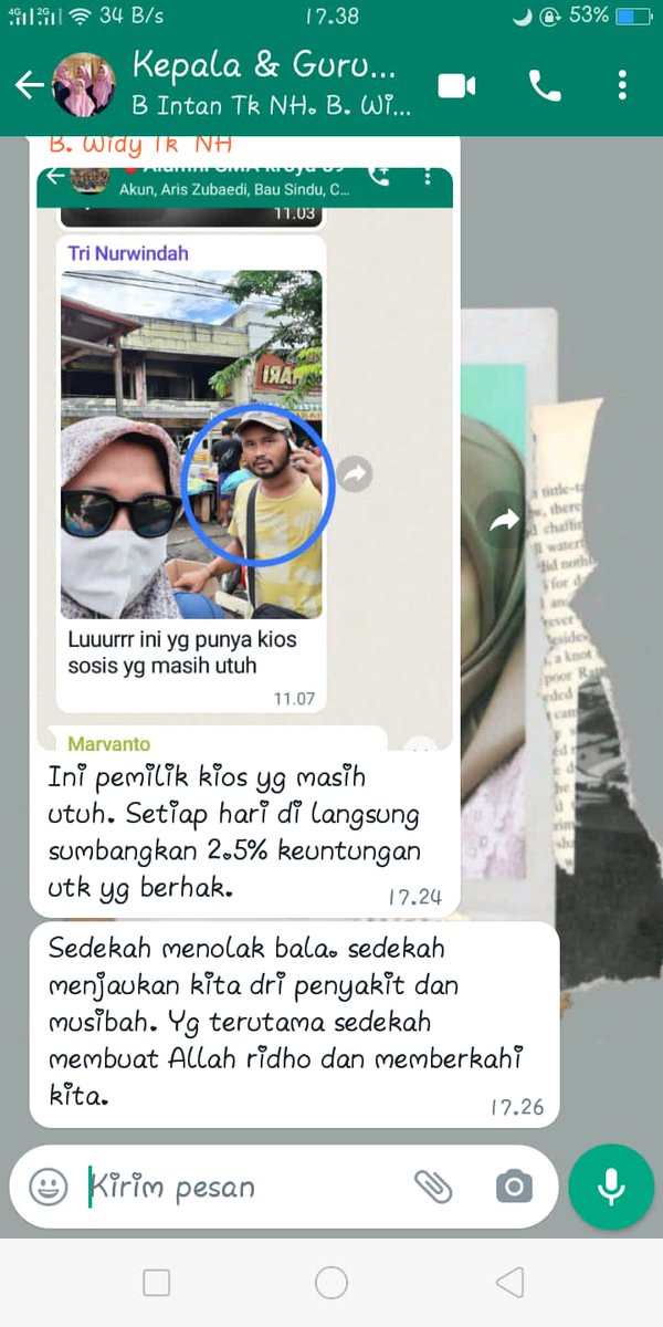 Kebakaran hebat di Pasar Kroya Cilacap Jateng  kemarin aneh, seluruh kios yang ada di pasar tersebut luluhlantak dan hanya menyisakan satu kios yg selamat. 

Konon pemilik Kios tsb dikenal senang bersedekah dan bahkan tak jarang menggratiskan bagi pembeli yg kekurangan uang.