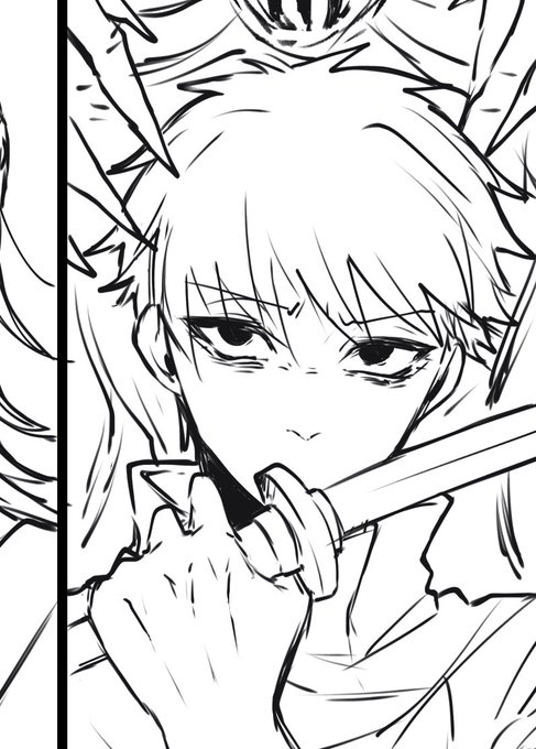 乙骨くん初描きなんだけど良い顔になってくれた 