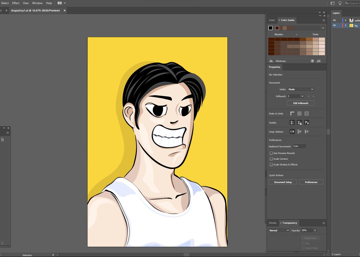 AngryGuyMY's tweet photo. In the making of #angryguymy. Still long way to go before it will release. Trying to do series without generated nft. All hand drawing from scratch.. #nft #NFTs #NFTCommunity https://t.co/DgxsyzbtWa
