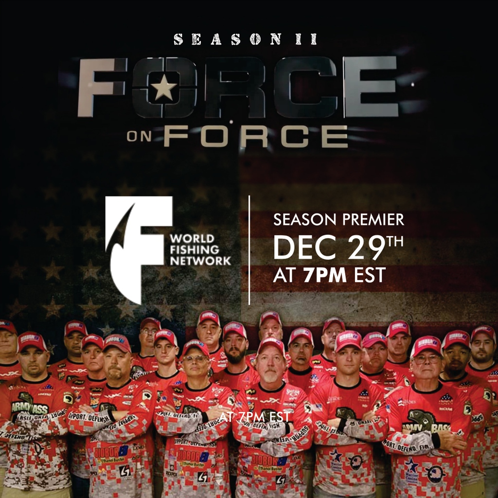 LiquidMayhem_'s tweet image. Make sure to check out the Season Premier of FORCE on Force this Tuesday Dec 29 at 7pm est on @worldfishingnetwork #WFN 

#ForceonForce @armybassanglers