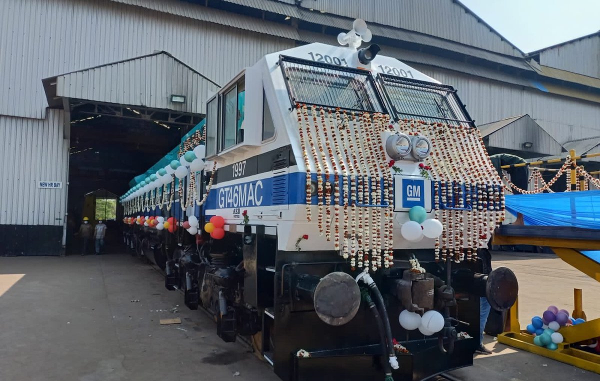 Hubballi_Infra's tweet photo. '12001' Godfather, the first HHP Locomotive of India is the pride of Hubballi loco shed

After POH, UBL label seems to have omitted

@SWRRLY please attach UBL label to it, request from Railfans

Please retweet this tweet, so that it reaches SWR

#Hubballi @drmubl @drmsbc @DrmMys https://t.co/aV6OzuYuR8