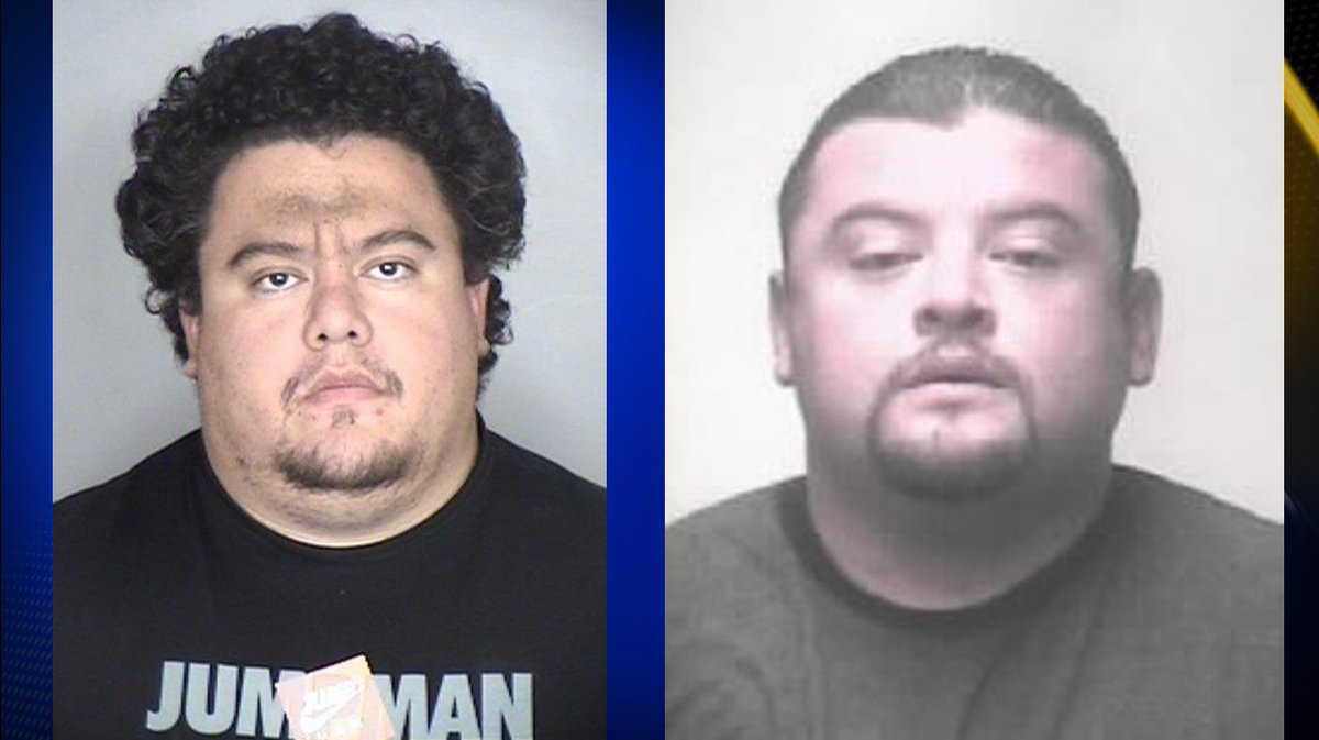 FirstThemNEWS's tweet photo. Two suspected white supremacists, Ricardo Banuelos-Villarreal, 30 and Alfredo Banuelos-Villarreal, 35, arrested for the murder of #FBA LaDexter Pelt, & John Dubose Jr. #StopBlackAmericanHate🚨 #whitehispanic
✏️: FTN Staff
📸: Gridley Police Department
🔗: https://t.co/TiZa0PEyKe https://t.co/84hGMEBsrp