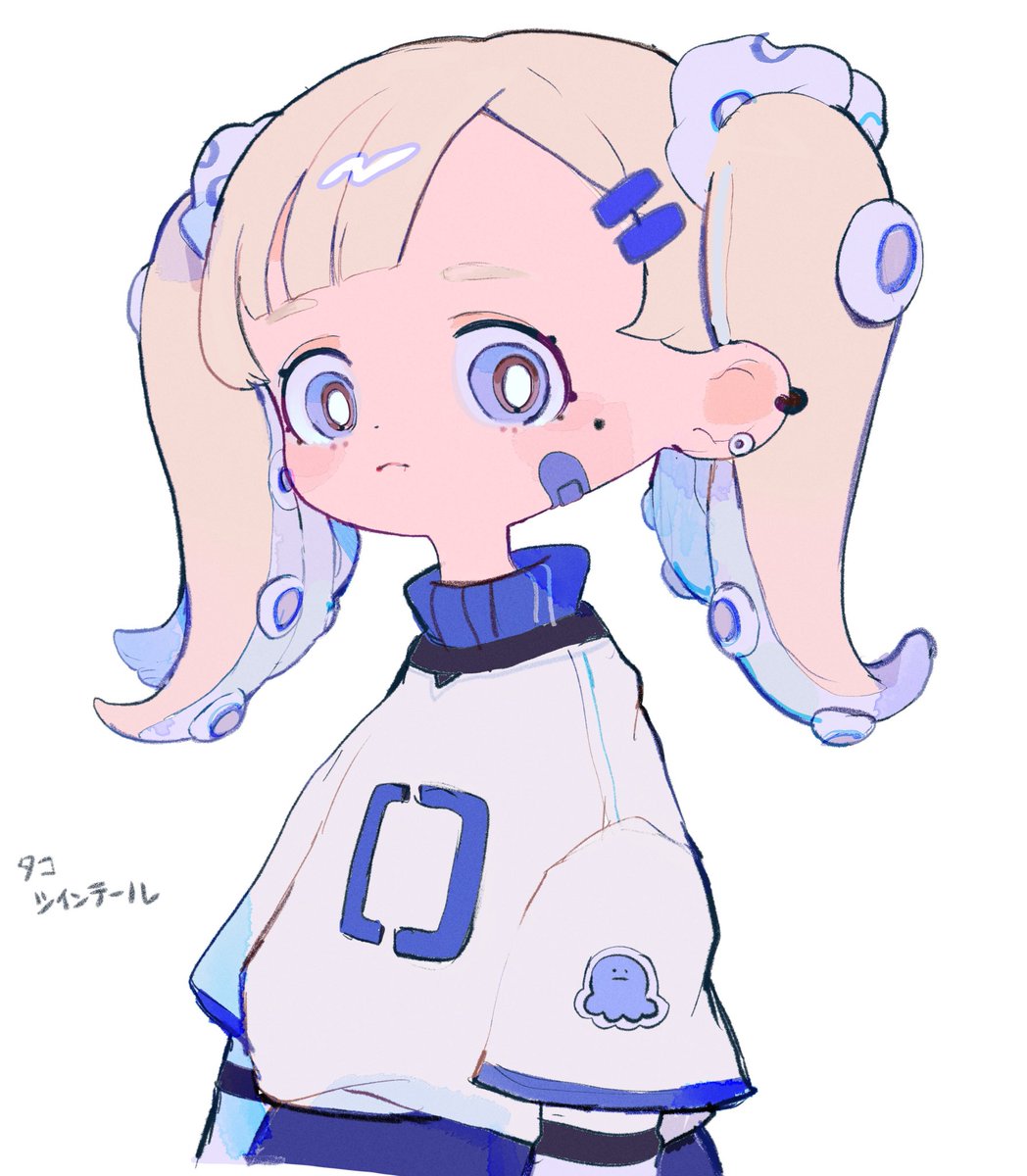 「💙octopus girl 💙 」|ペパーミントのイラスト