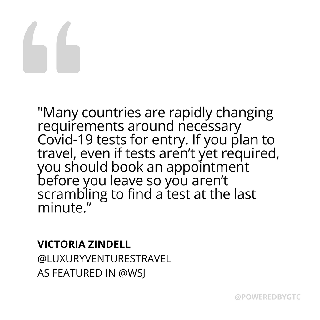 @Protravelinternational #travel advisor Victoria Zindell of Luxury Ventures Travel (@luxuryventurestravel) was interviewed by the Wall Street Article (@wsj) for the article, “With Omicron on the Rise, Should You Stick With Holiday Travel Plans?”

wsj.com/articles/with-…