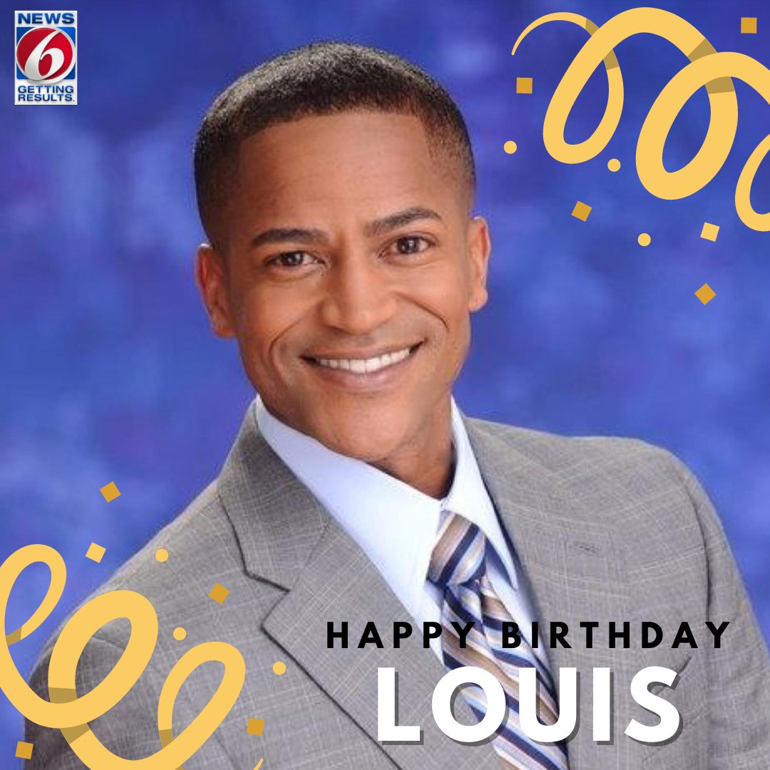 news6wkmg's tweet photo. It's News 6 investigator @louisbolden's Birthday! Wish him a great day. https://t.co/TnHdOjmeb6
