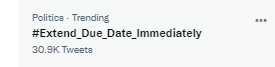 atulmodani's tweet photo. #Extend_Due_Date_Immediately is top trend across india now https://t.co/gKjT1t7H1T