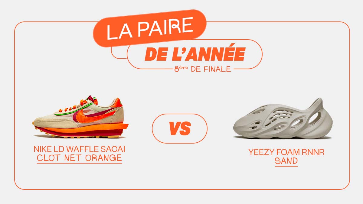 wethenewfr's tweet photo. 🚨Tournoi : La Paire De L'Année | 1/8 

Aucun rapport ? Je sais, c'est fait exprès ! 
À vos votes ➡️ Rt: Waffle Sacai Clot / Fav: Yeezy Foam https://t.co/Xrkiqp327W