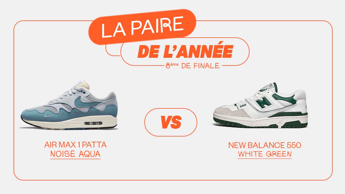 wethenewfr's tweet photo. 🚨Tournoi : La Paire De L'Année | 4/8 

Oups ! Je sais, ce tournoi n'est pas de tout repos 😊
À vos votes ➡️ RT: Air Max 1 Patta / Fav: New Balance 550 https://t.co/tDw75WRXfr