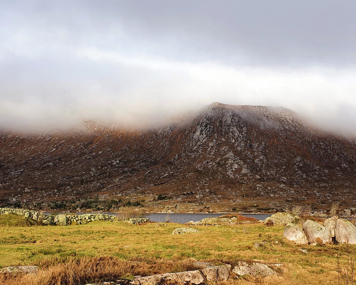 Aoifedowdartist's tweet image. Cnoc Mordáin inniu💙 #misty #Ireland #Conamara
