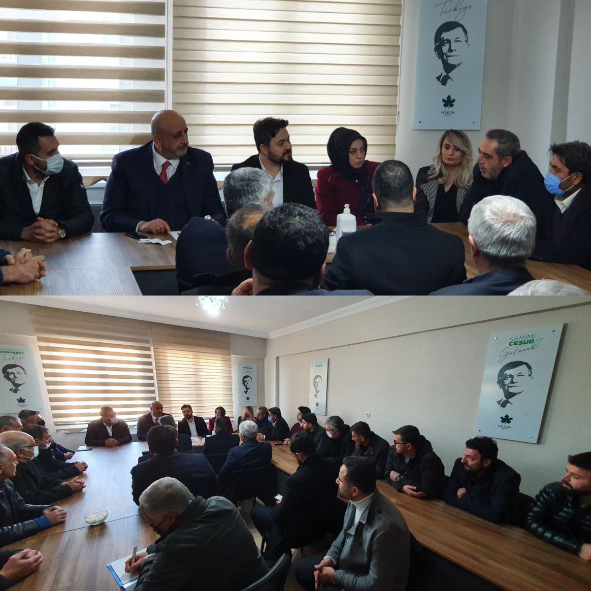 Dün Malatya'daydık.

Gençlik Kollarımızın sahnelediği "Bağımlılığa Dur De" adlı tiyatro gösterisi için gittiğimiz şehrimizde;

Üye standımızı ziyaret ettik, esnafımızla dertleştik, il teşkilatımızla ve gençlerimizle biraraya geldik.

Türkiye'de Gelecek Var!