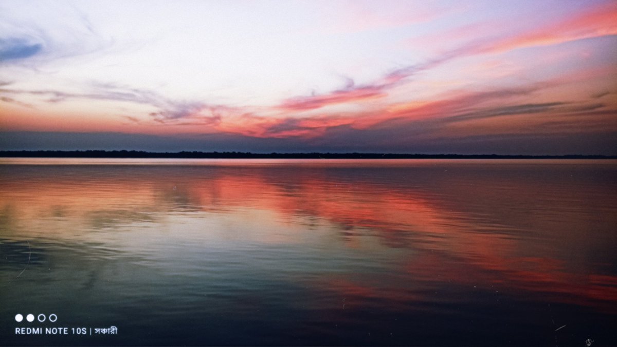 sanchu_chirps's tweet photo. Sunset, river, sundarban. 
November 2021. https://t.co/4TBJPULRAo