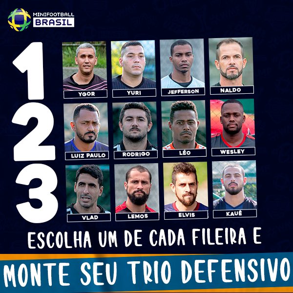 Minifootballbr's tweet photo. 😬 O estagiário quer saber... Só vale um de cada fileira!!! 👀

Comente suas escolhas!

#maisqueumjogo #futebol6 #minifootball https://t.co/WM03xYMkIW