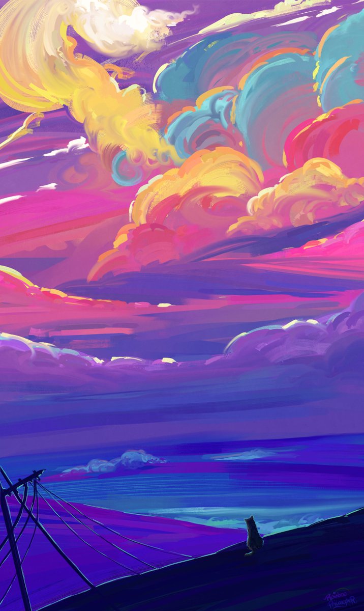 Rainbowphiloso1's tweet photo. My entry for the #cspcontest30 Painted in CSP and Photoshop :) https://t.co/WiuG1JNxSf