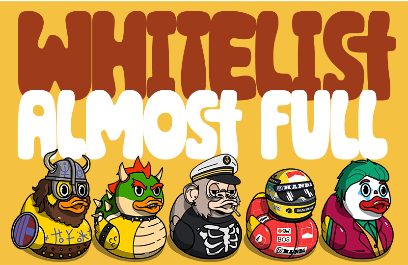 We will be giving away 10 Whitelist Spots! Winners will be chosen on the 30th Dec.

Follow these steps to be elegible:
- Follow <a href="/RubberduckzNFT/">Rubber Duckz</a> 
- Join our community discord.gg/rubberduckz
- Like &amp; Retweet this Tweet
- Tag 3 friends.