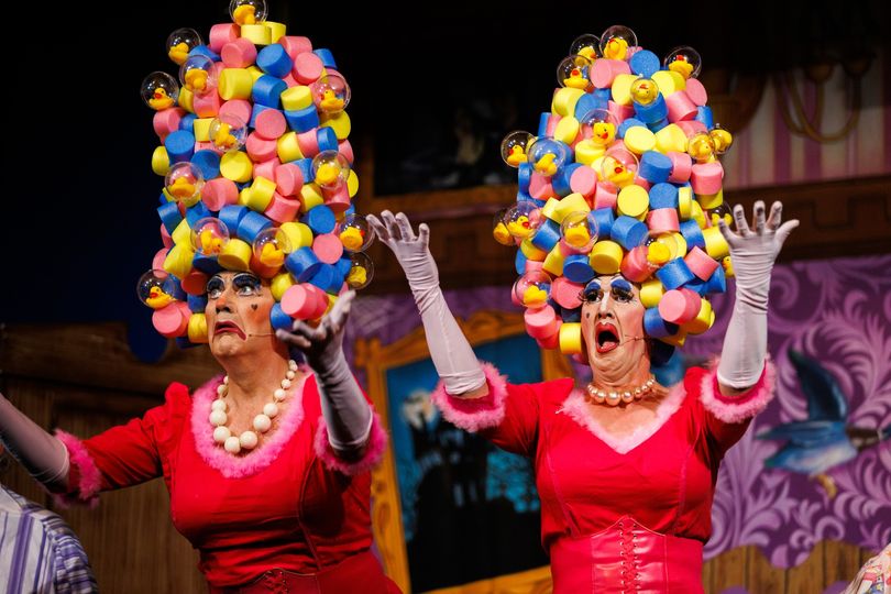 They're gorgeous aren't they?! Come and witness Lav &amp; Lou's 'outrageous costumes' for yourself! Cinderella must end 2nd Jan.

Book now: marinatheatre.co.uk/.../cinderella…
01502 533200
