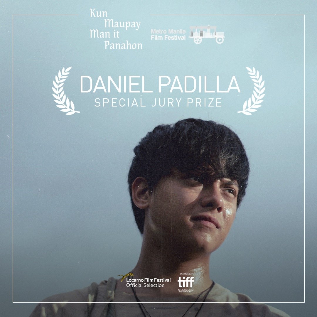 theweatherfilm's tweet photo. A special distinction for a very special performance.

Congratulations to @imdanielpadilla for bagging the Special Jury Prize for his performance as Miguel in Kun Maupay Man It Panahon! #KunMaupaySaMMFF https://t.co/14XRoiaQyo