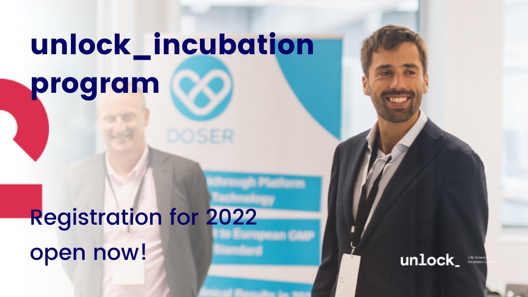 PLNT_Leiden's tweet photo. Kickstart your company with the unlock_ #incubation #program! The program supports early stage #founders and #researchers in successfully navigating the first stages of their Life Science and #Biotechnology #startups. Take your startup to the next level!➡️ https://t.co/neHSNlyIvJ https://t.co/1JL9ABFWrP