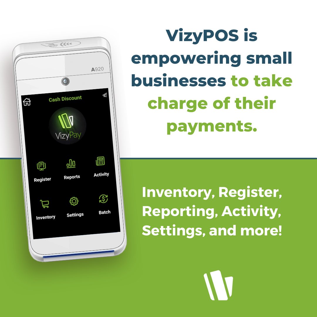 vizypay's tweet photo. VizyPOS helps small business owners manage all aspects of the payments process! Check out our proprietary apps designed to run and grow your business with ease.

VizyPay Tech - https://t.co/qxhF8WhF2X

#teamvizy #fintech #payments #looklocalfirst #merchantservices https://t.co/pkZ5lfM3DE