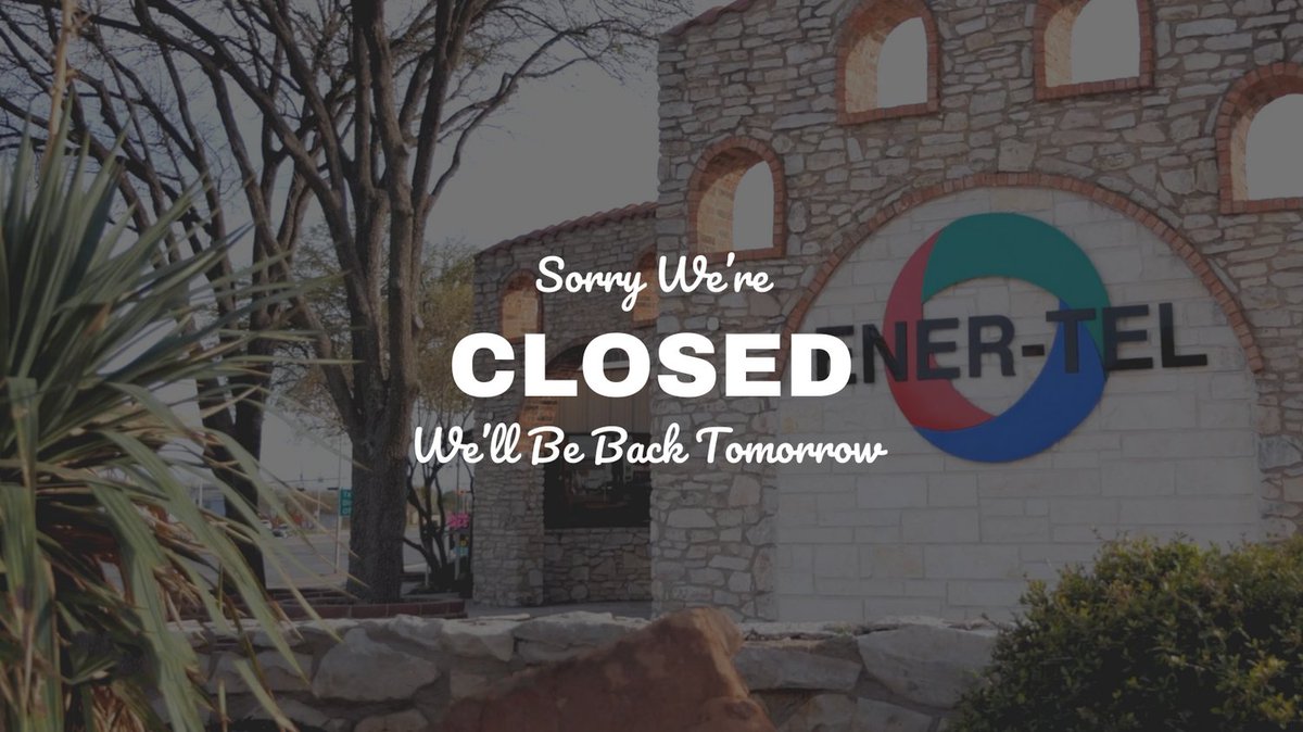 EnerTelServices's tweet photo. Our office is closed today in observance of Christmas Day. But, we will be back in the office tomorrow.

We hope you and your family had Merry Christmas! https://t.co/PFMYVlOesH
