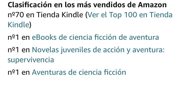 locobs's tweet photo. ¡¡Esto es gracias a VOSOTROS!!

#KindleUnlimited #kindle #elnaufragodeltiempo https://t.co/zY4mOXvnbU