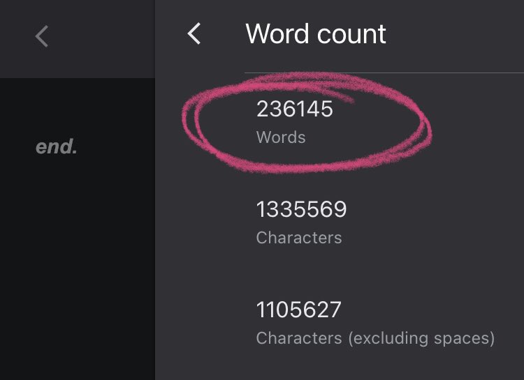 annie_vi3's tweet photo. 5 months of nonstop writing and 236k later and tonight I finally finished writing this monster 😭 longest fic I’ve ever written… and potentially my best WHEEEEEEE JANUARY HERE WE COME 😵‍💫 https://t.co/LIxGy9oVXb