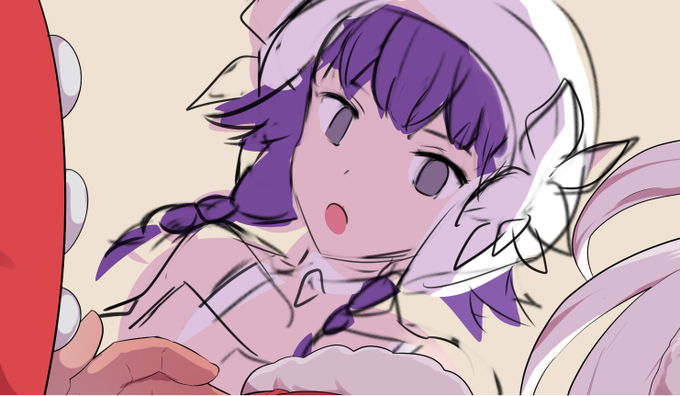 本体がある程度描けたので背景も。 