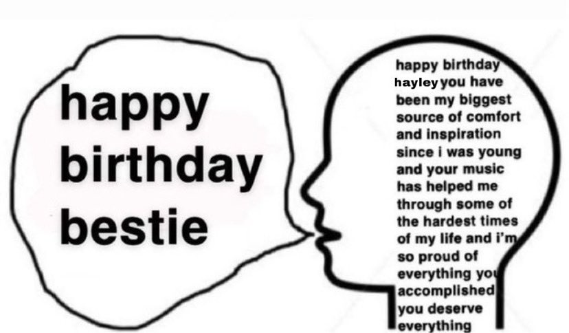 HAPPY BIRTHDAY HAYLEY WILLIAMS 
