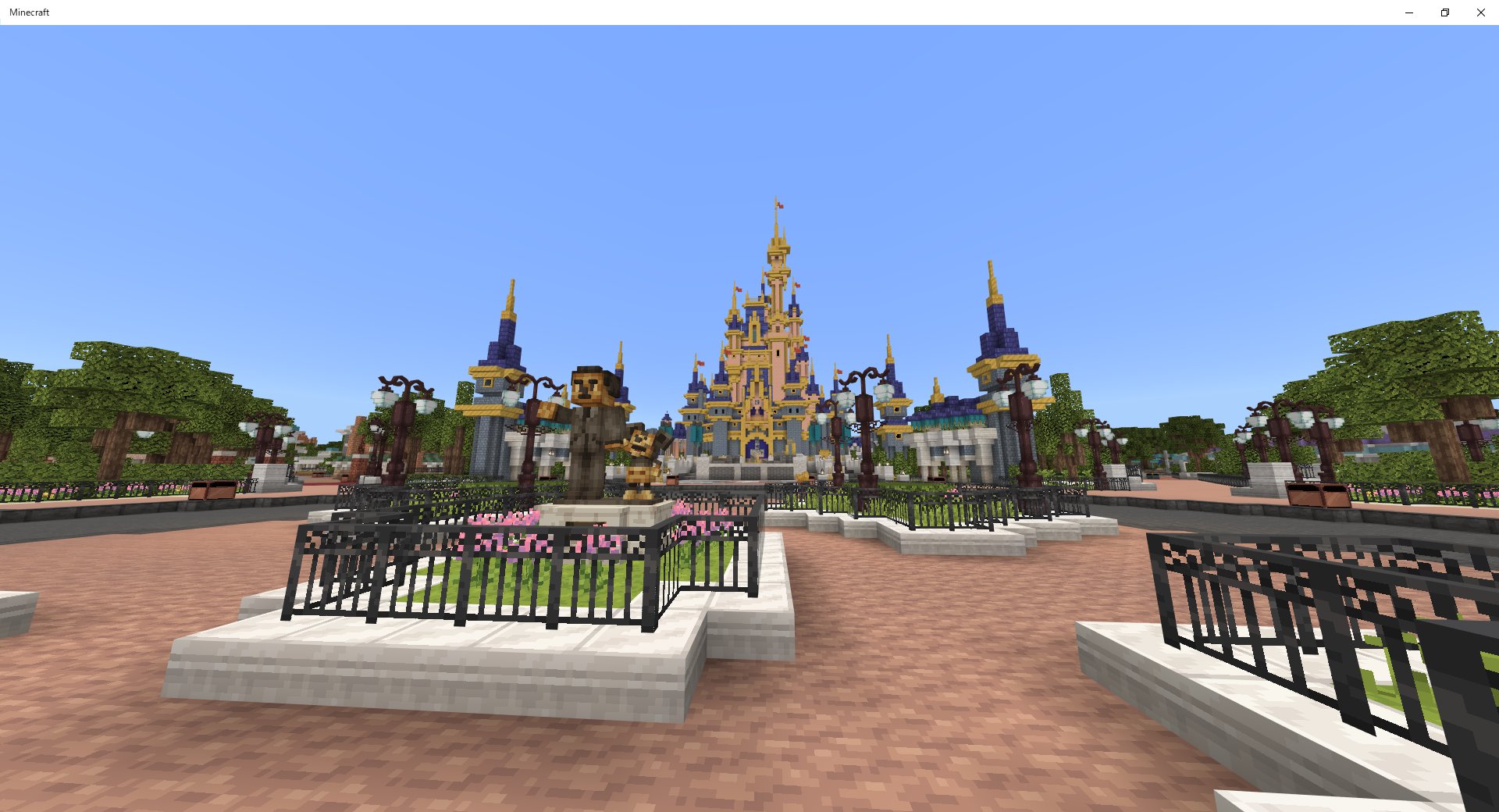 Alba R Mame ディズニーマジックキングダム 本当に行ったみたいで楽しかったです Minecraft マインクラフト マイクラ T Co Enehmog7oi Twitter