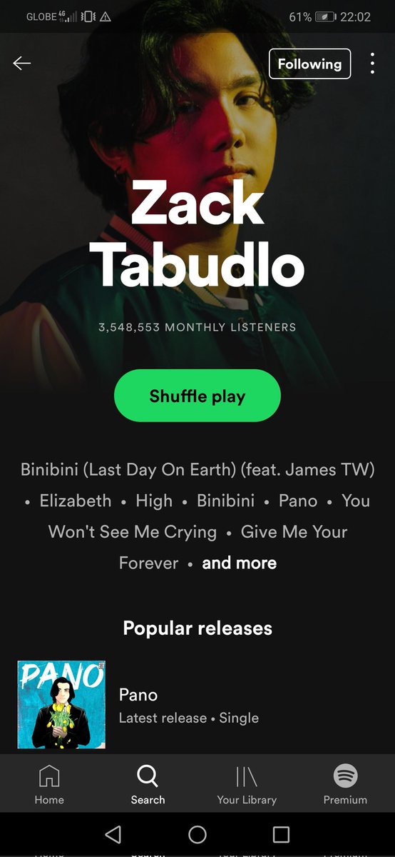 RyanGar40929027's tweet photo. Just followed @zacktabudlo  on Spotify, YouTube and twitter :) sarap sa tenga ng music.. Soothing :) https://t.co/lrOIpeFt7p