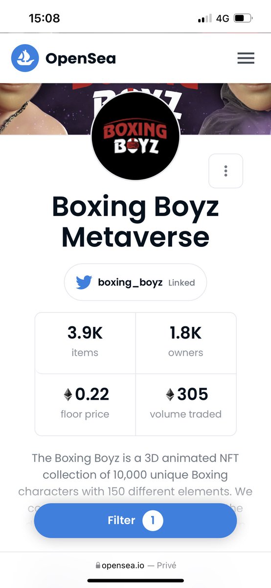 NoedelFx's tweet image. Wow guys! @boxing_boyz is live for 24h now and it’s going crazy! Over 300eth traded volume allready! Almost 4K items sold before going public🥶! Let’s see what the second raffle round brings.. 🥊 #BOXINGBOYZ #DIAMONDGLOVES #DJPTR #TENETH #THEYARENOTREADY $SBLX