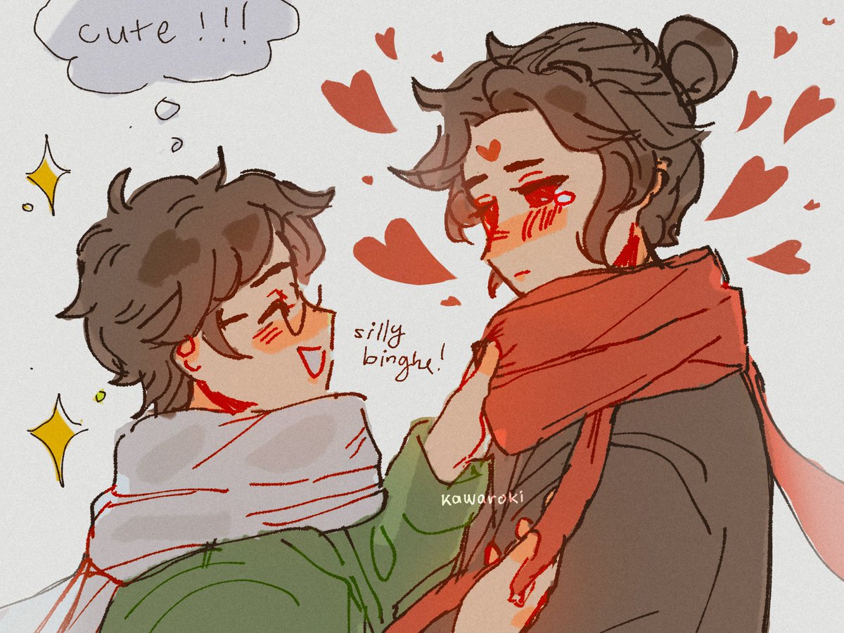 kawaroki's tweet photo. yuan-ge will keep you warm, binghe! #svsss #bingqiu https://t.co/hxOdMn6qvh