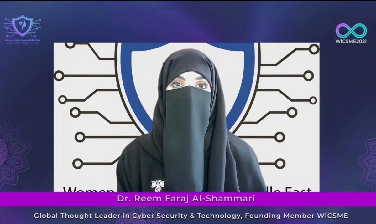 Q8Thunders's tweet image. 🛡💫 Giving the #Opening Speech of Women in Cyber Security Middle East Annual #Conference&apos;s #WiCSME2021 Openning Ceremony💫🛡

Privileged and Honoured in Giving the Openning Speech Once again for our 2nd Annual Conference of our @WiCSME.

#Women #CyberSecurity #Infosec #atHack