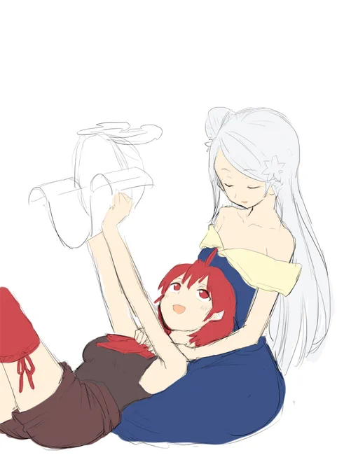 無理でした#式姫お絵かき60分一本勝負 