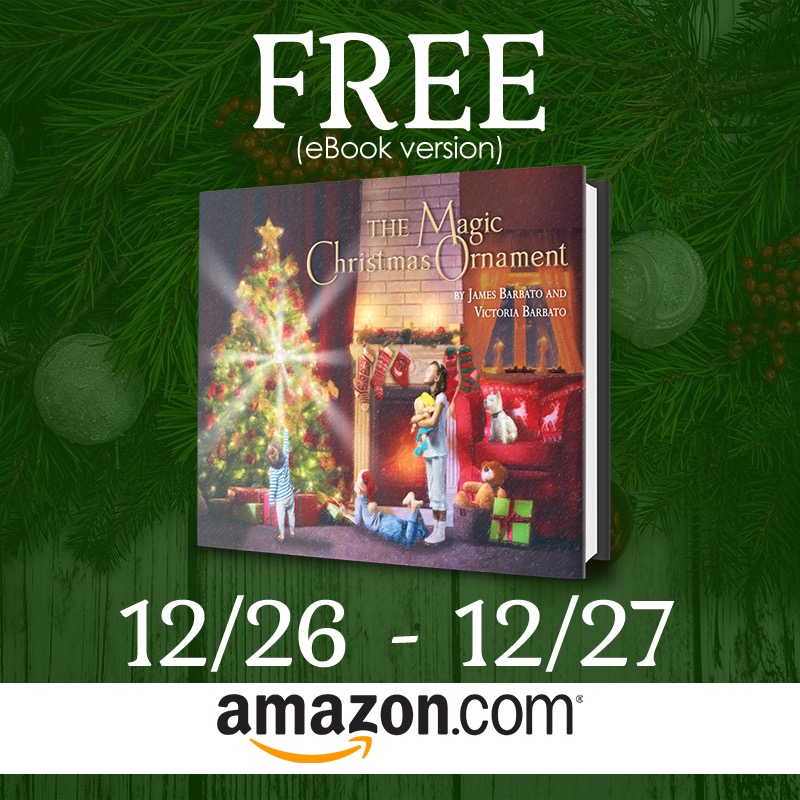 MagicOrnament's tweet photo. On #Christmas Eve,  three siblings discover the magic of a family ornament as it sweeps them from their home into Santa’s workshop! Will they get to meet Santa himself?

The Magic Christmas Ornament 
by James Barbato @MagicOrnament
https://t.co/2Q0AFYkPJv

#FREE #ChildrensBooks https://t.co/iXRQmpnSv4