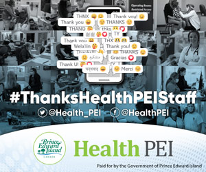 Thank you to our Health PEI staff for their continued dedication throughout the holidays. Be kind #ThanksHealthPEIStaff