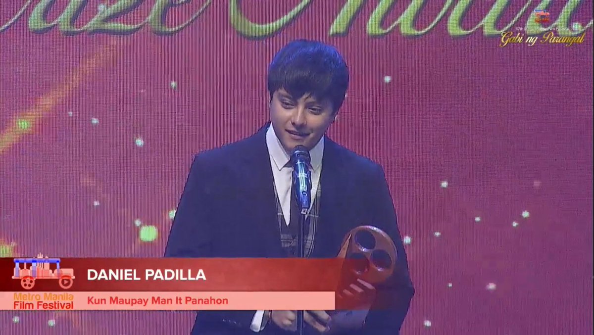 aeternally_'s tweet photo. "For a breakthrough performance that went beyond the mold of popular appeal, defining talent of true artistry; for taking risks that mark the growth of a performer into a new face of maturity and search for excellence..." 

The description fits no one but you, @imdanielpadilla. https://t.co/q7whUBmFxO