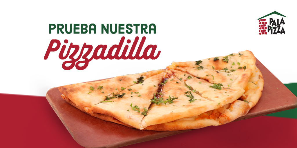 Pala Pizza on X: ¿Conoces nuestra Pizzadilla? Una combinación de quesos,  mozzarella y cheddar, pollo arrachera, salsa BBQ y perejil, convierten a  nuestro Pizzadilla en la mejor opción para la semana. ☎️