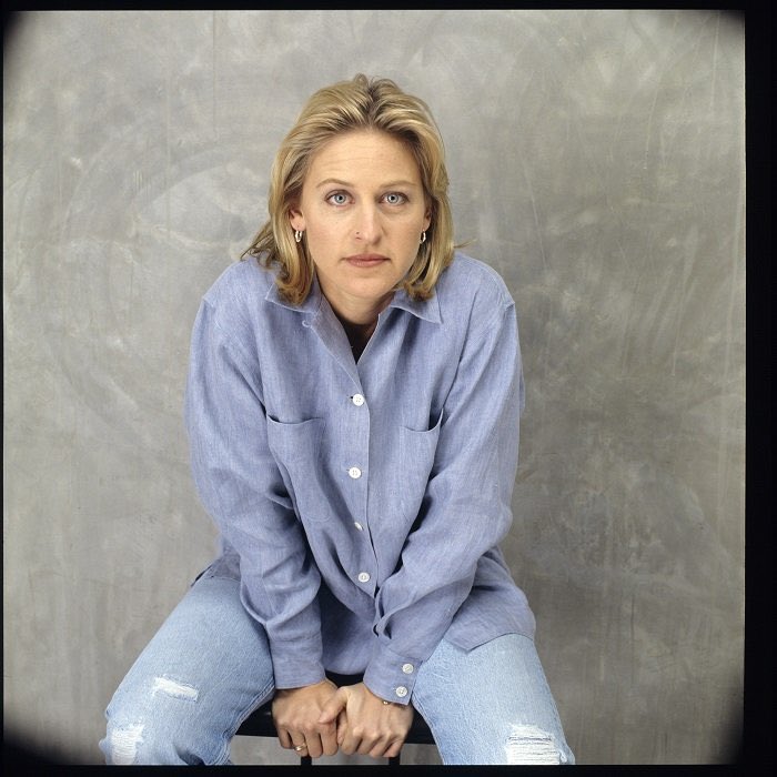 Young Ellen Degeneres Long Hair