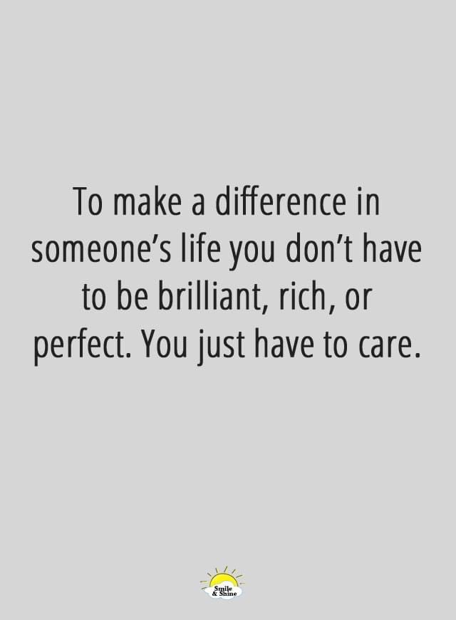 carolinemorrow's tweet photo. Be that person! Can mean the world to someone.. #caring #bethatperson #itsimple https://t.co/tGaAzsFnYy