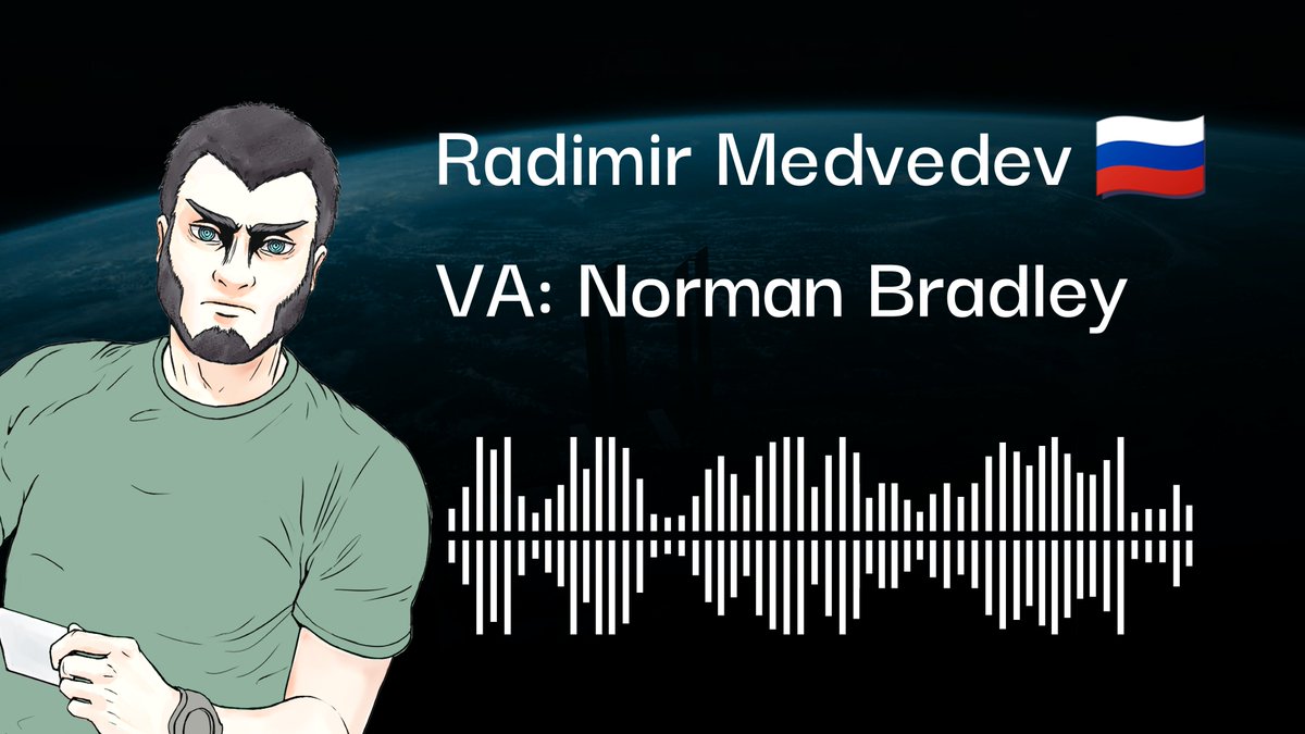 Villainous_Corp's tweet photo. Our silent Radimir is voiced by @NormanBradleyVA 
And yes, this means he is not silent at all 😊
#ChristmasInSpace #WinterVNJam #ISS #visualnovel #indiegamedev #indiedev #Astronauts https://t.co/272lSkqiDu