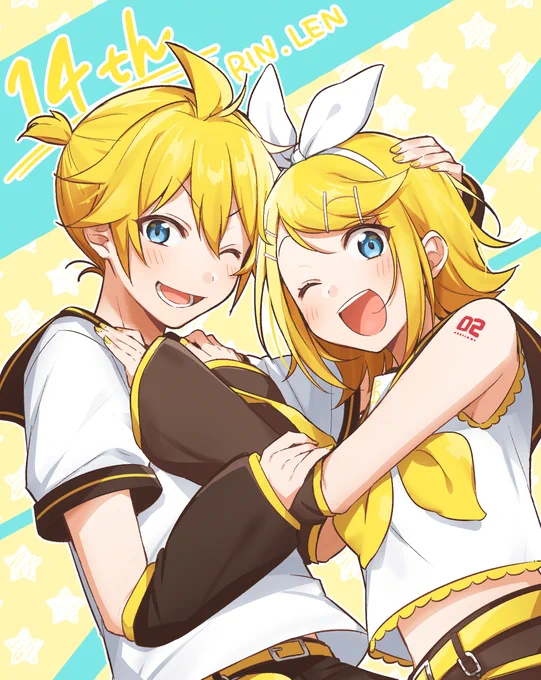 ギリギリ間に合った…!!!おめでとう!!!!
#鏡音誕生祭2021 