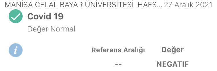 Testimiz negatif olabilir ama bizim de uzun zamandır kokusunu alamadığımız biri var…