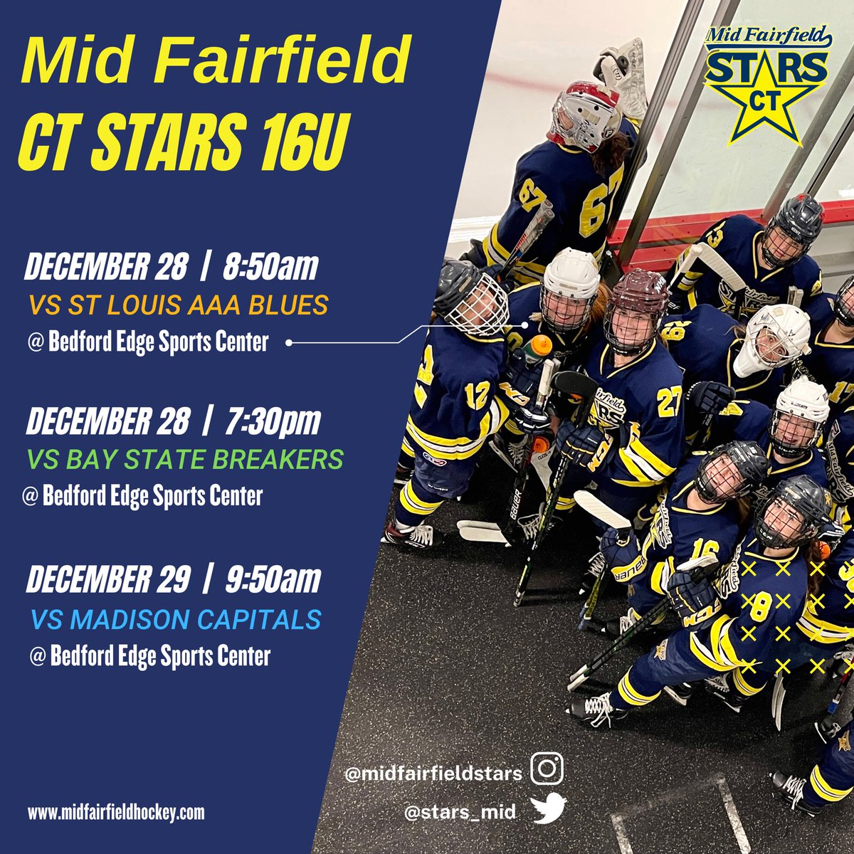 GieblerAlison's tweet photo. Heading to ECW Holiday Invitational @Wizards_EHL!! Should be fun! 

#hockeytournament https://t.co/cEFZrTE27C