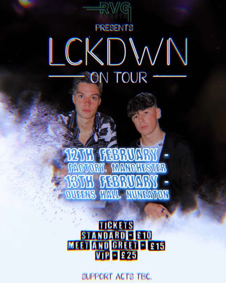 OfficialLCKDWN's tweet photo. How are we all ?? Don’t forget woth have a headline show on the 12th and 13th of February 2022 - L 

Ticket link : 
https://t.co/cHrHyLo9Zm https://t.co/jTc3x6v42N