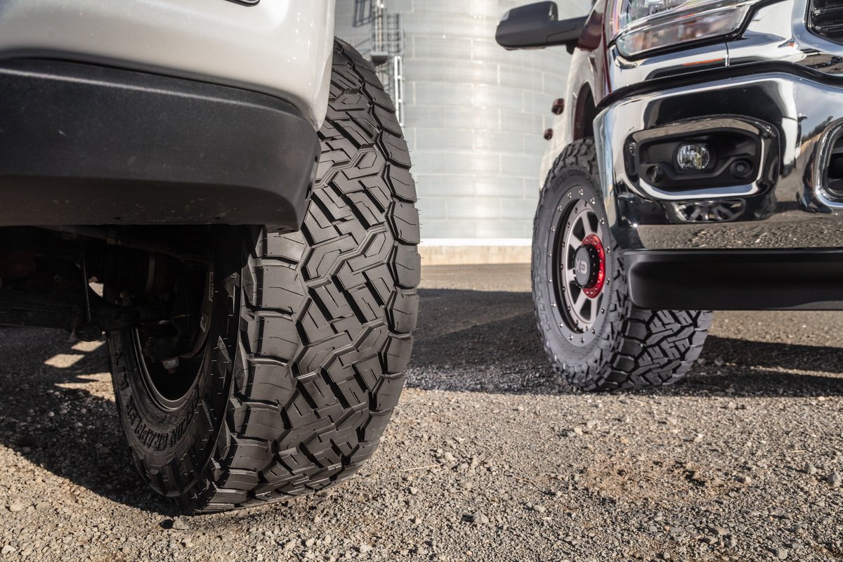 team_iu's tweet photo. Introducing the NEW Nitto RECON Grappler, all-terrain light truck tire.🙌
Available in 17", 18", 20", 22" and 24".
Contact our sales team today to order yours!🛻
#truckstuff #tiretuesday #nittotires #jeepwrangler #jeepgladiator #jeeptires #trucktires #jeepsonly https://t.co/MeuGnUjopr